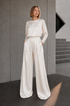 Pantalón fluido cloud dancer