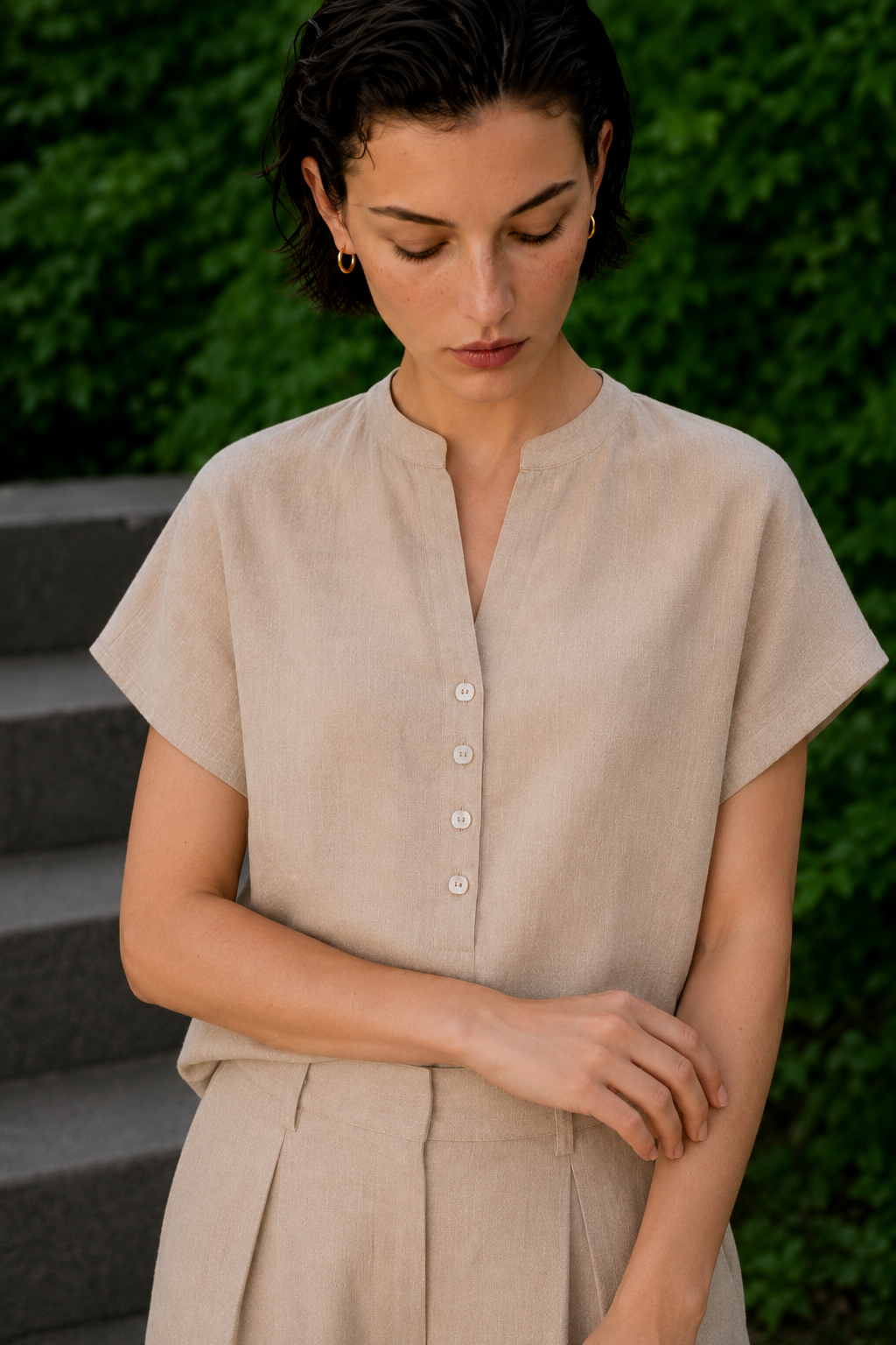 Blusa avellana