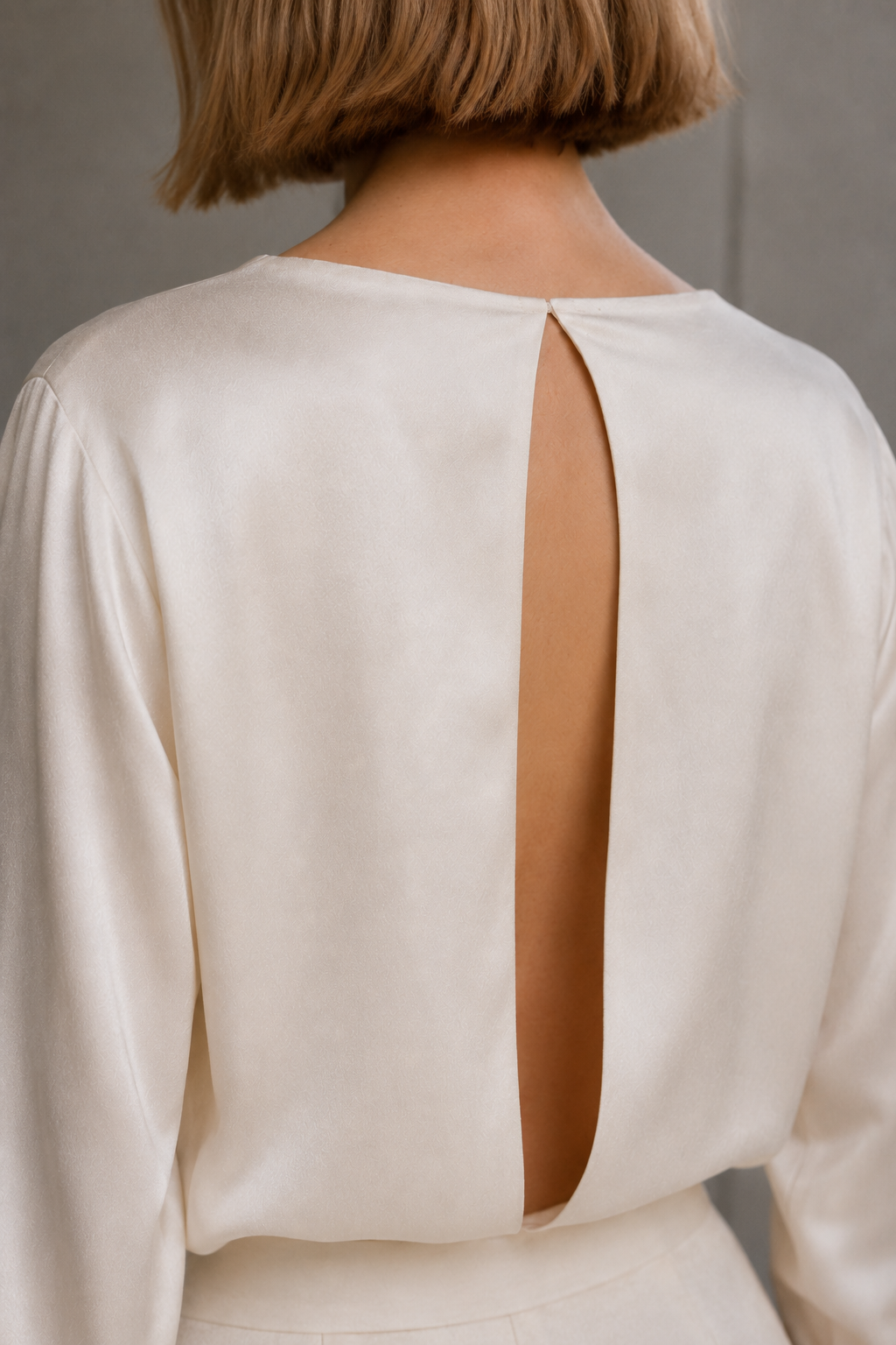 Blusa fluida cloud dancer